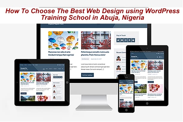How To Choose The Best Web Design using WordPress Training School in Abuja, Nigeria
