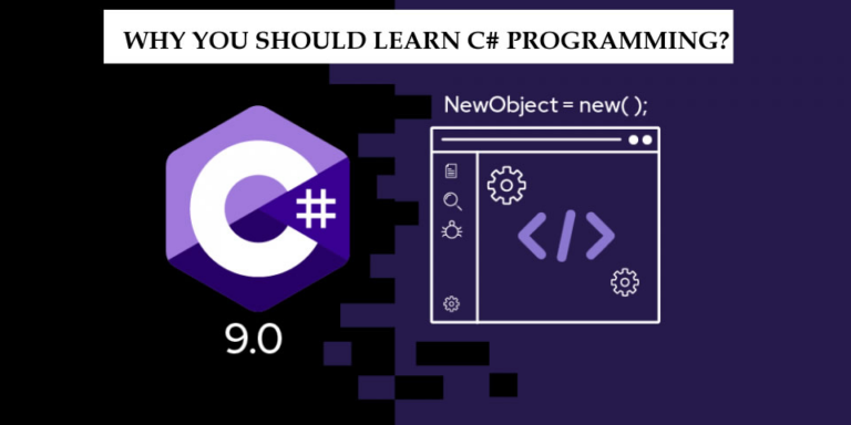 WHY YOU SHOULD LEARN C# PROGRAMMING?